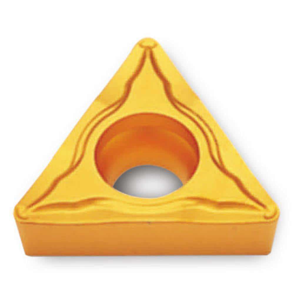Turning Inserts; Relief Angle: 11 ; Insert Style: TPMT ; Corner Radius (Decimal Inch): 0.0310 ; Included Angle: 60.0 ; Manufacturer Grade: TT5100 ; Coating/Finish: TiCN; Al2O3; TiN