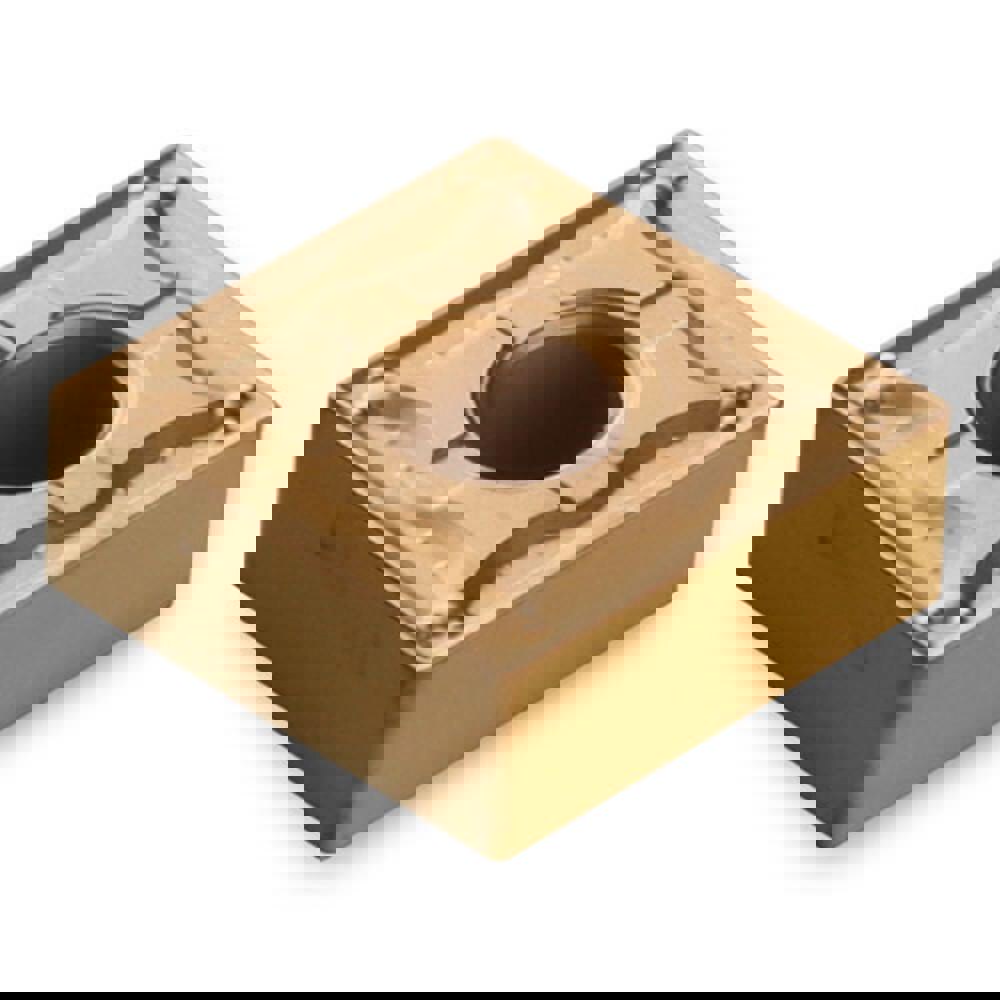 Turning Inserts; Relief Angle: 0 ; Insert Style: SNMG ; Corner Radius (Decimal Inch): 0.0310 ; Included Angle: 90.0 ; Manufacturer Grade: TT5100 ; Coating/Finish: TiCN; Al2O3; TiN
