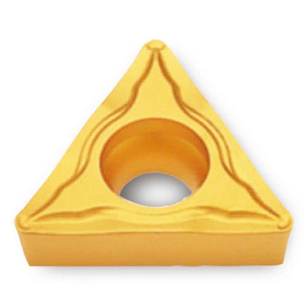 Turning Inserts; Relief Angle: 7 ; Insert Style: TCMT ; Corner Radius (Decimal Inch): 0.0160 ; Included Angle: 60.0 ; Manufacturer Grade: TT9225 ; Coating/Finish: TiCN; Al2O3; TiN