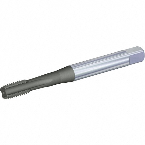 M12x1.25 Bottoming RH 6HX AlCrTiN Solid Carbide 4-Flute Straight Flute Hand Tap