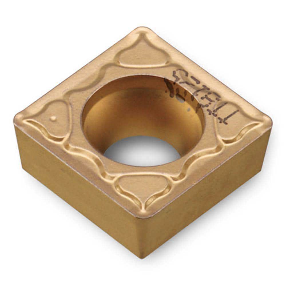 Turning Inserts; Relief Angle: 7 ; Insert Style: SCMT ; Corner Radius (Decimal Inch): 0.0160 ; Included Angle: 90.0 ; Manufacturer Grade: TT9225 ; Coating/Finish: TiCN; Al2O3; TiN