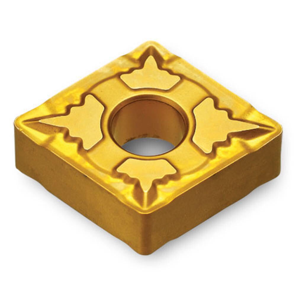 Turning Inserts; Relief Angle: 0 ; Insert Style: CNMG ; Corner Radius (Decimal Inch): 0.0160 ; Included Angle: 80.0 ; Manufacturer Grade: TT9225 ; Coating/Finish: TiCN; Al2O3; TiN