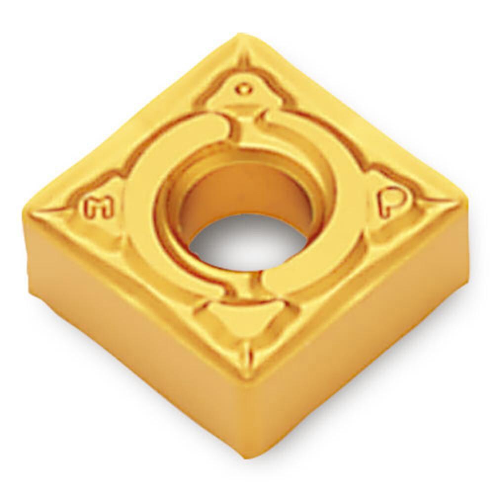 Turning Inserts; Relief Angle: 0 ; Insert Style: SNMG ; Corner Radius (Decimal Inch): 0.0310 ; Included Angle: 90.0 ; Manufacturer Grade: TT9080 ; Coating/Finish: AlTiN; TiN