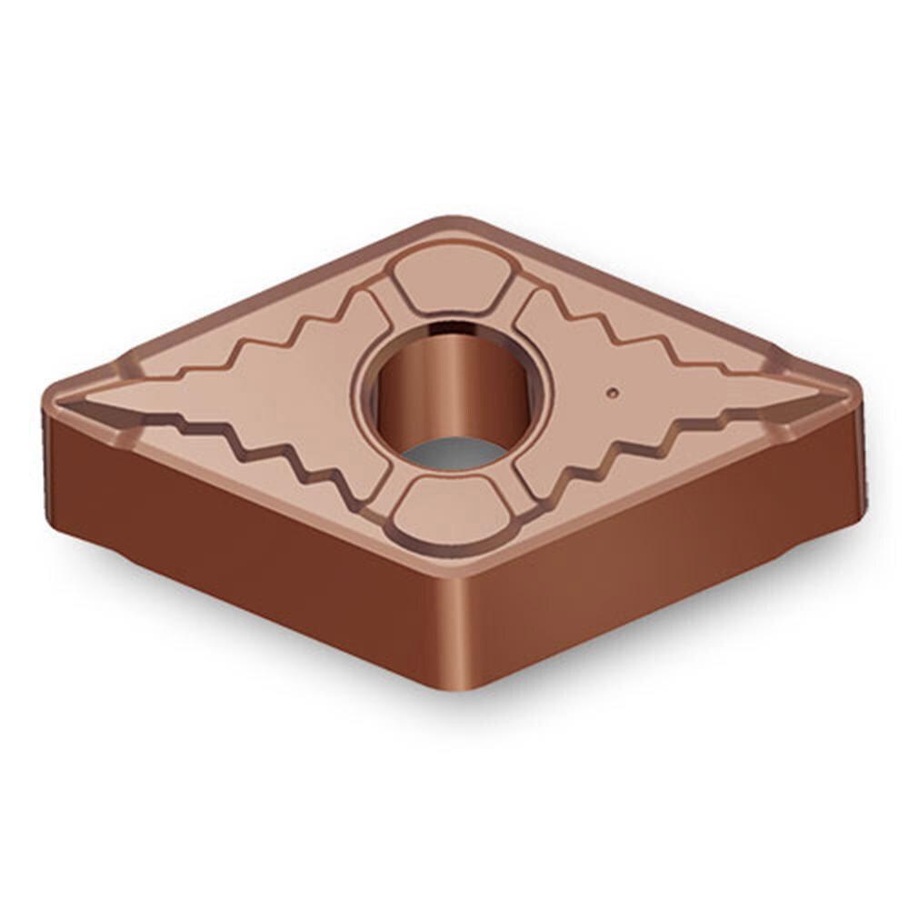 Turning Inserts; Relief Angle: 0 ; Insert Style: DNMG ; Corner Radius (Decimal Inch): 0.0160 ; Included Angle: 55.0 ; Manufacturer Grade: TT9225 ; Coating/Finish: TiCN; Al2O3; TiN