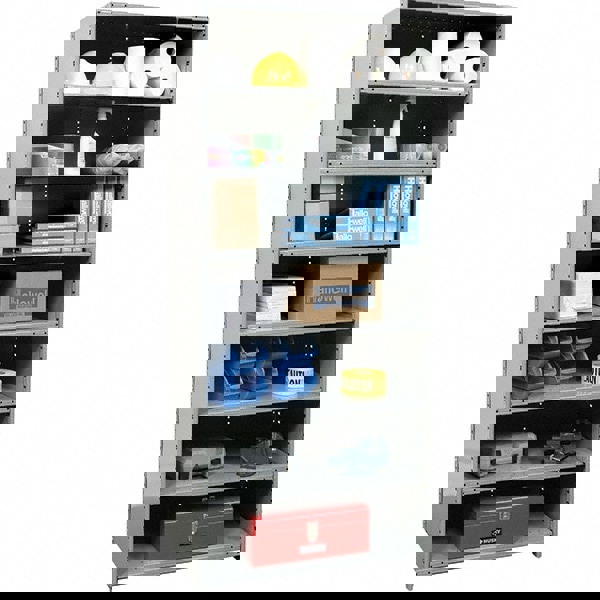 8 Shelf, 800 Lb. Capacity, Closed Shelving Starter Unit