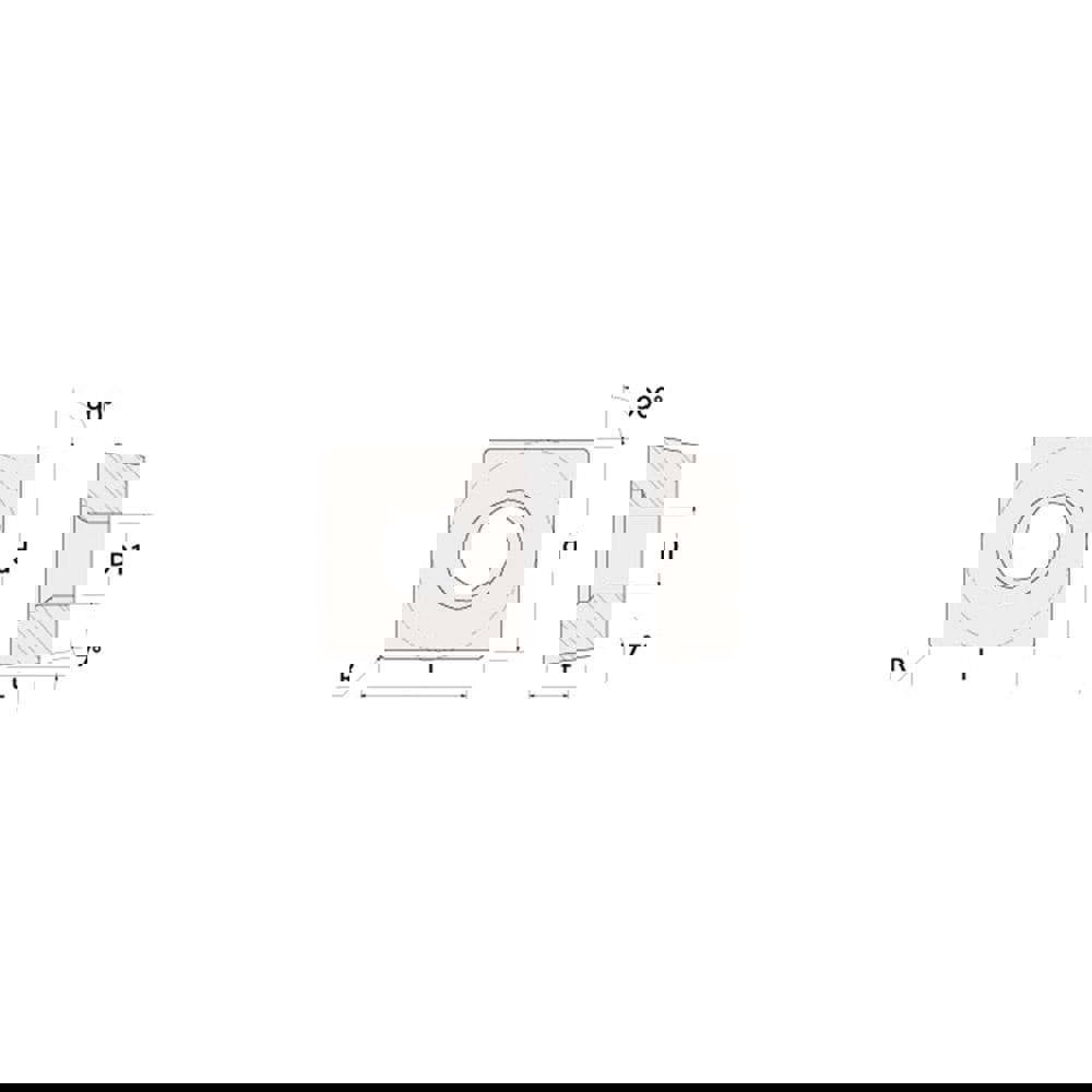 Turning Insert: SCMT32.52MT TT7015, Carbide