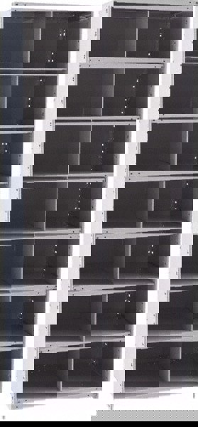 14 Bin Closed Industrial Bin Shelving