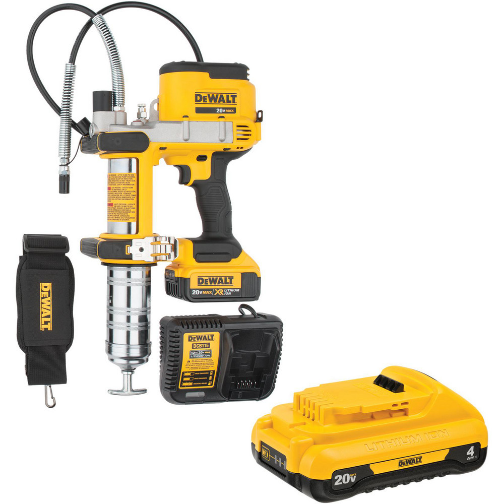 Grease Guns; Hose Length (Inch): 42 ; Type: Battery-Operated Grease Gun ; Flexible Hose: Yes ; Fill Type: Bulk ; Continuous Flow Rate: 5 ; Continuous Flow Rate (g/min): 142.00