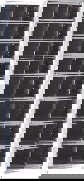 21 Bin Closed Industrial Bin Shelving