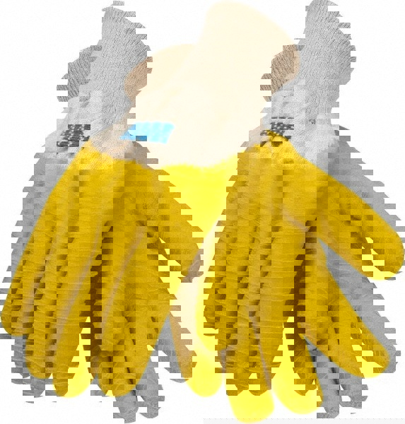 Work Gloves: PRO-SAFE Size Large, Latex-Coated Jersey, General Purpose