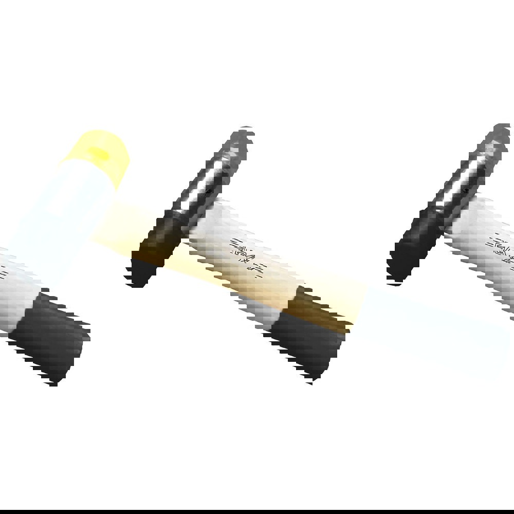 Mallets; Mallet Type: Double Face ; Head Weight (Lb): 1.080 ; Head Material: Nylon ; Handle Material: Hickory ; Handle Color: Black ; Head Color: Gray