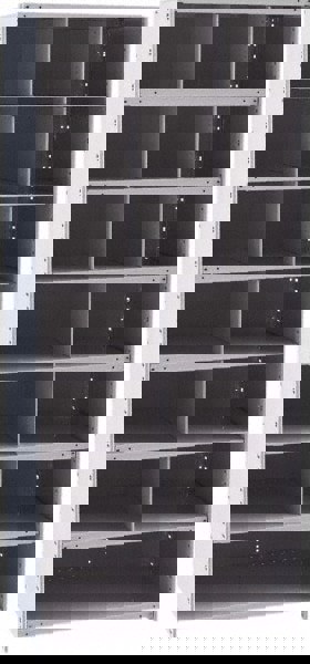 16 Bin Closed Industrial Bin Shelving