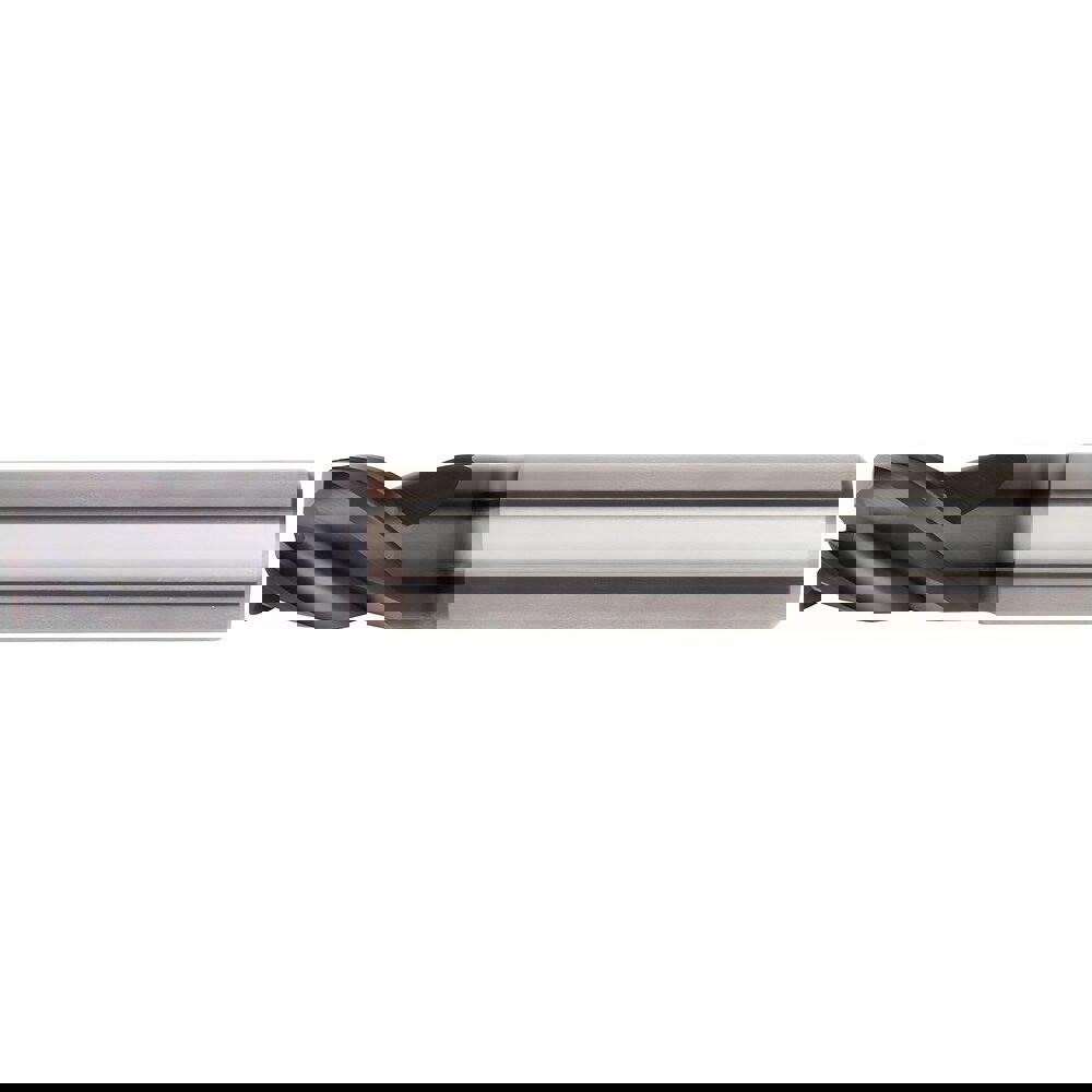 Corner Radius End Mill: 9.7 mm Dia, 12 mm LOC, 0.33 mm Radius, 3 Flutes, Solid Carbide