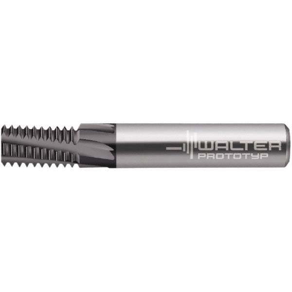 Helical Flute Thread Mill: M12, Internal, 5 Flute, 10.00 mm Shank Dia, Solid Carbide