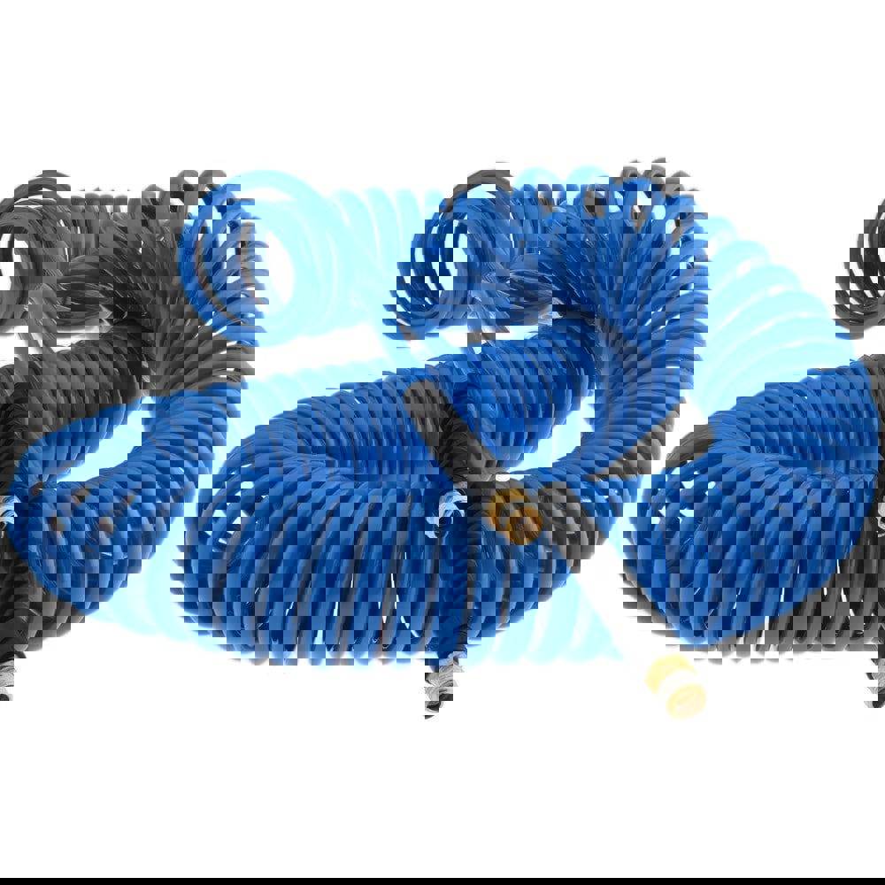 Coiled & Self Storing Hose: 1/4