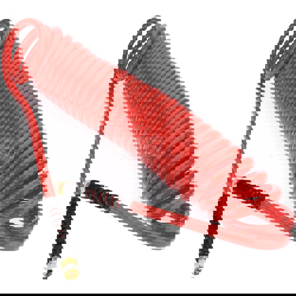 Coiled & Self Storing Hose: 3/8