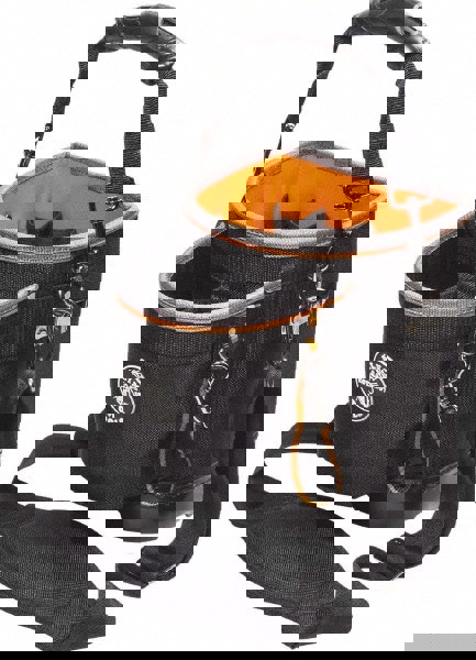 Tool Pouch: 14 Pockets, Polyester, Black