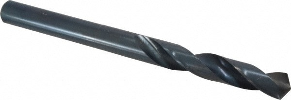 Reduced Shank Drill Bit: 33/64'' Dia, 1/2'' Shank Dia, 118 , High Speed Steel