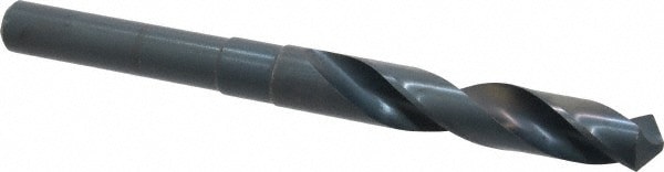 Reduced Shank Drill Bit: 37/64'' Dia, 1/2'' Shank Dia, 118 , High Speed Steel