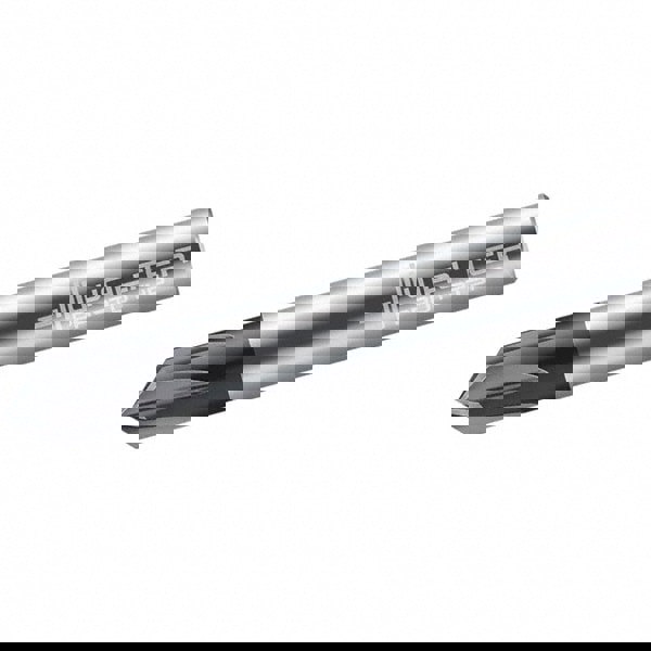 Chamfer Mill: 1 mm Dia, 4 Flutes, Solid Carbide