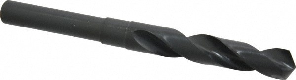 Reduced Shank Drill Bit: 19/32'' Dia, 1/2'' Shank Dia, 118 , High Speed Steel