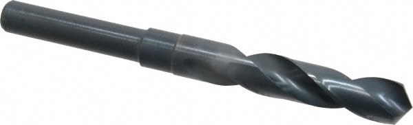 Reduced Shank Drill Bit: 5/8'' Dia, 1/2'' Shank Dia, 118 , High Speed Steel