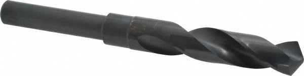 Reduced Shank Drill Bit: 43/64'' Dia, 1/2'' Shank Dia, 118 , High Speed Steel