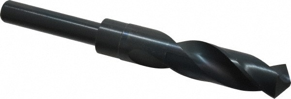 Reduced Shank Drill Bit: 51/64'' Dia, 1/2'' Shank Dia, 118 , High Speed Steel
