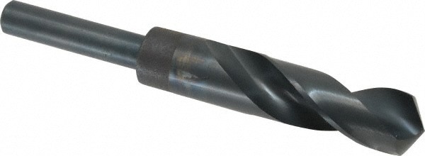 Reduced Shank Drill Bit: 55/64'' Dia, 1/2'' Shank Dia, 118 , High Speed Steel