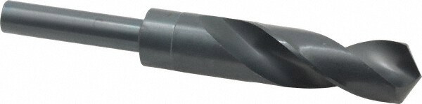 Reduced Shank Drill Bit: 57/64'' Dia, 1/2'' Shank Dia, 118 , High Speed Steel