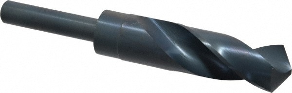 Reduced Shank Drill Bit: 63/64'' Dia, 1/2'' Shank Dia, 118 , High Speed Steel