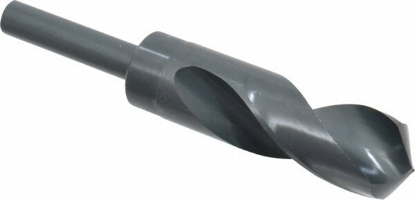 Reduced Shank Drill Bit: 1-3/32'' Dia, 1/2'' Shank Dia, 118 , High Speed Steel