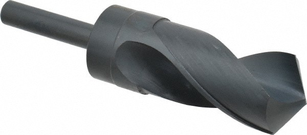 Reduced Shank Drill Bit: 1-1/2'' Dia, 1/2'' Shank Dia, 118 , High Speed Steel