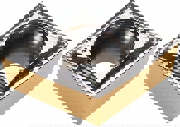 Turning Insert: CCMT 2-0-PF, Solid Carbide