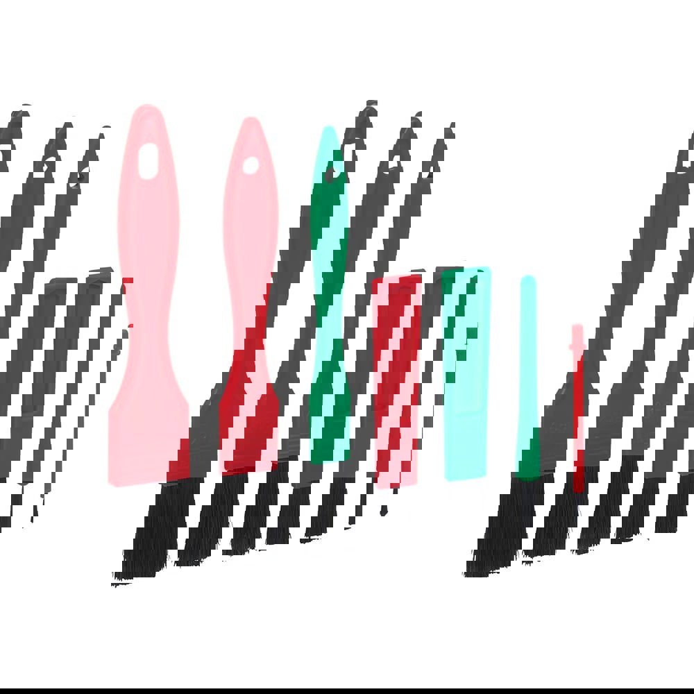 Automotive Cleaning & Polishing Tools; Tool Type: Detail Brush Set ; Overall Length (Inch): 6; 6in ; Applications: Vehicle Cleaning ; Bristle Material: Polyethylene ; Color: Green; Red; Green; Red ; Brush Material: Polypropylene