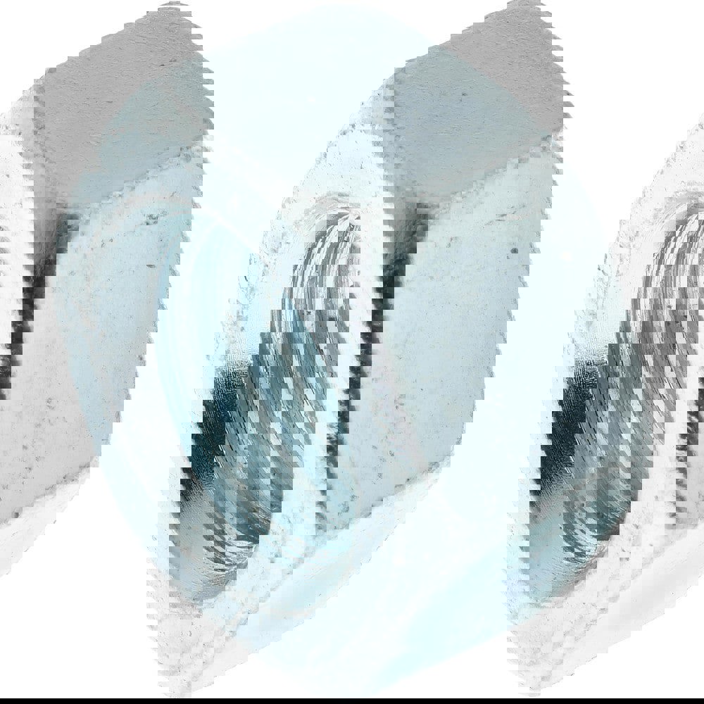 Hex Nut: M18x2.5, Grade Class 8 Steel, Zinc Finish