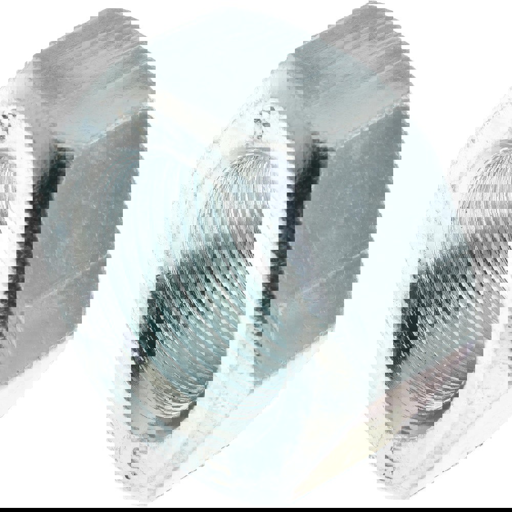 Hex Nut: M20x1.5, Grade Class 8 Steel, Zinc Finish