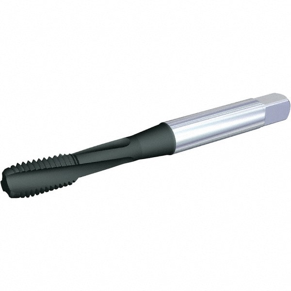 Spiral Flute Tap: M3x0.50 Metric, 3 Flutes, Modified Bottoming, 6H Class of Fit, Powdered Metal, TiN/CrC/C Coated