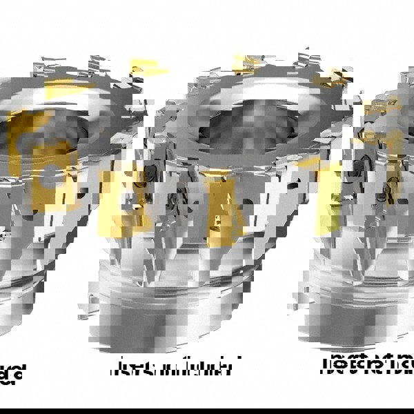 Indexable Square-Shoulder Face Mill: M4D300L1509S100L175, 3'' Cut Dia, 1.0000
