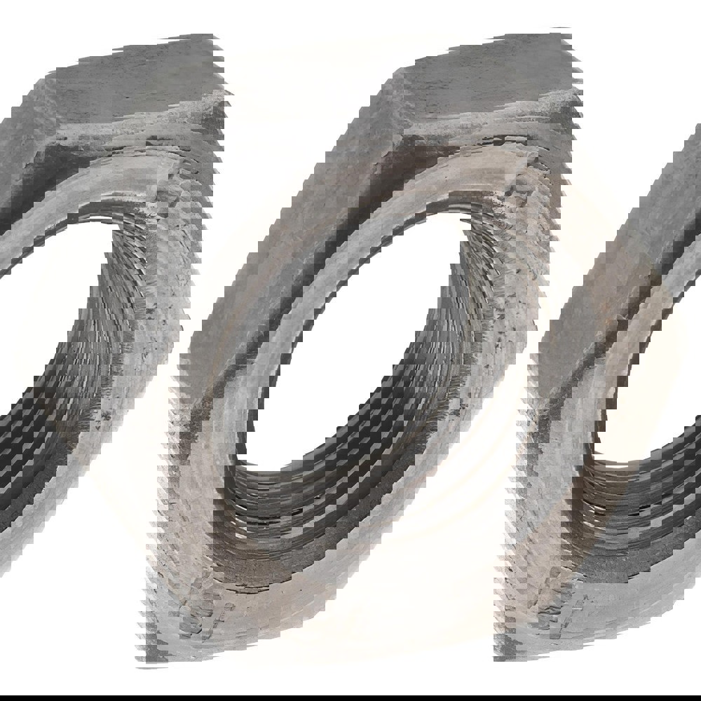 Hex Nut: M16x2, Grade Class 8 Steel, Bright/Uncoated Finish