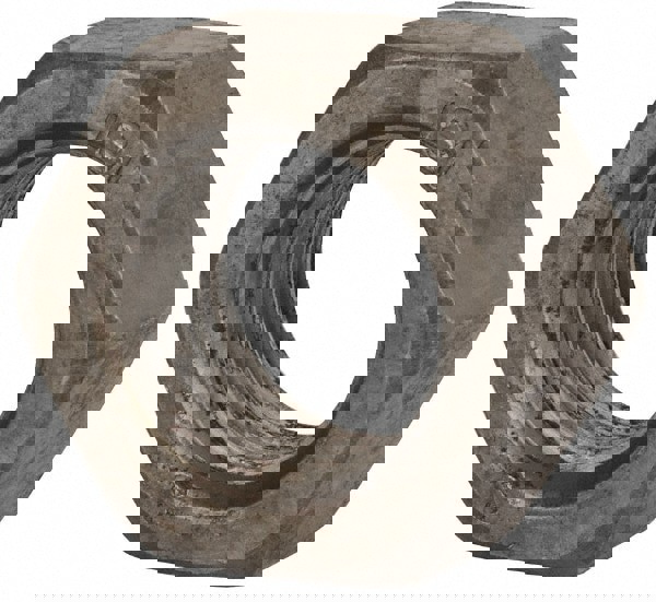 Hex Nut: M22 x 2.50, Class 8 Steel, Uncoated