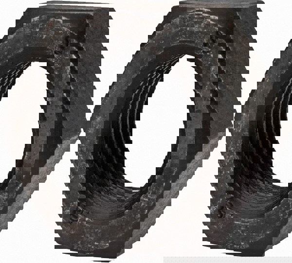 Hex Nut: M33x3.5, Grade Class 8 Steel, Bright/Uncoated Finish