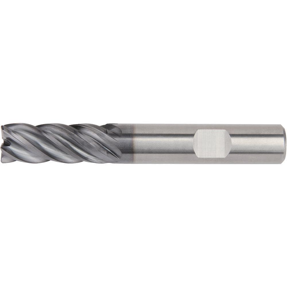 Corner Radius End Mill: 5 mm Dia, 13 mm LOC, 5 Flutes, Solid Carbide