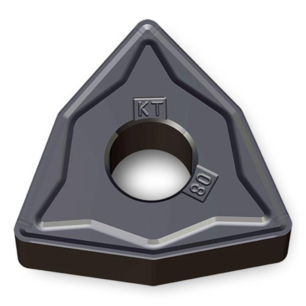 Turning Inserts; Relief Angle: 0 ; Insert Style: WNMG ; Corner Radius (Decimal Inch): 0.0470 ; Included Angle: 80.0 ; Manufacturer Grade: TT7015 ; Coating/Finish: TiN; TiCN; Al2O3