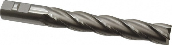 Square End Mill: 7/8'' Dia, 5'' LOC, 7/8'' Shank Dia, 7-1/4'' OAL, 4 Flutes, Cobalt