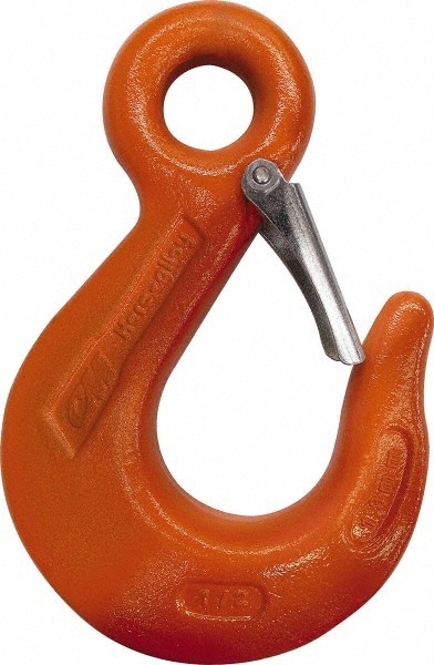 Chain Grade 100, 4,300 Lbs. Load Limit Eye Sling Hook with Latch