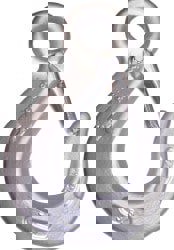 Chain Grade 100, 8,800 Lbs. Load Limit Eye Sling Hook with Latch