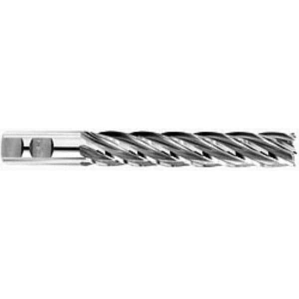Square End Mill: 1-1/4'' Dia, 6'' LOC, 1-1/4'' Shank Dia, 8-1/2'' OAL, 6 Flutes, Cobalt