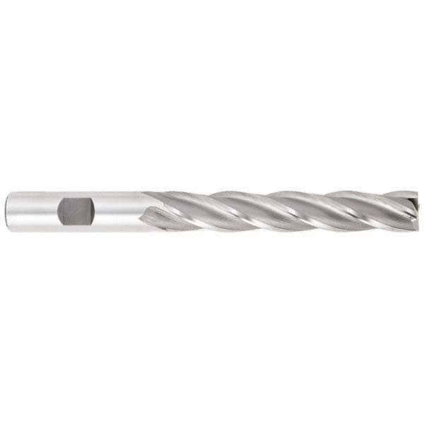 Square End Mill: 1-1/4'' Dia, 6'' LOC, 1-1/4'' Shank Dia, 8-1/2'' OAL, 6 Flutes, Cobalt