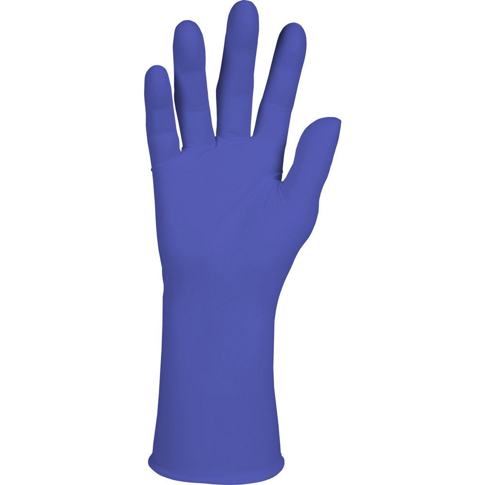 Disposable/Single Use Gloves; Primary Material: Nitrile ; Thickness (mil): 7.0 ; Grip Surface: Grain (Fingertips) ; Grade: Cleanroom ; Cuff Type: Extended ; Length (Inch): 12.0